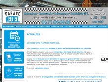 Tablet Screenshot of garage-vedel.fr